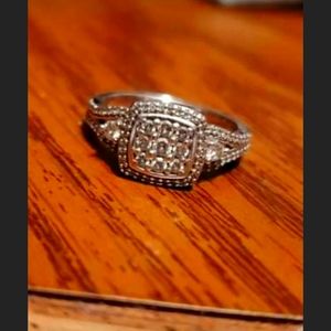 10k white gold wedding ring